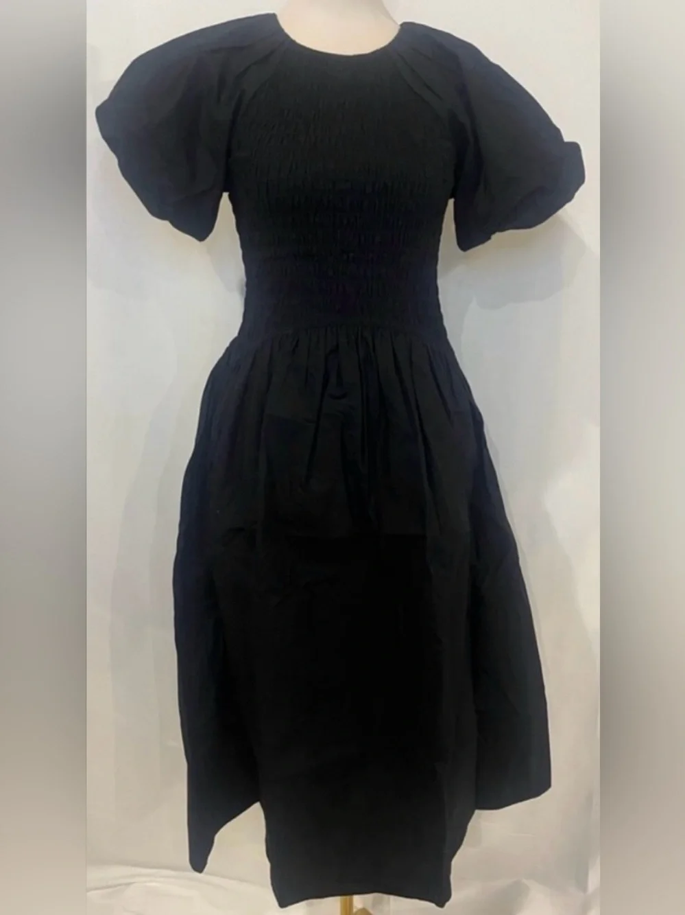 J.Crew Meadow dress in cotton poplin in black